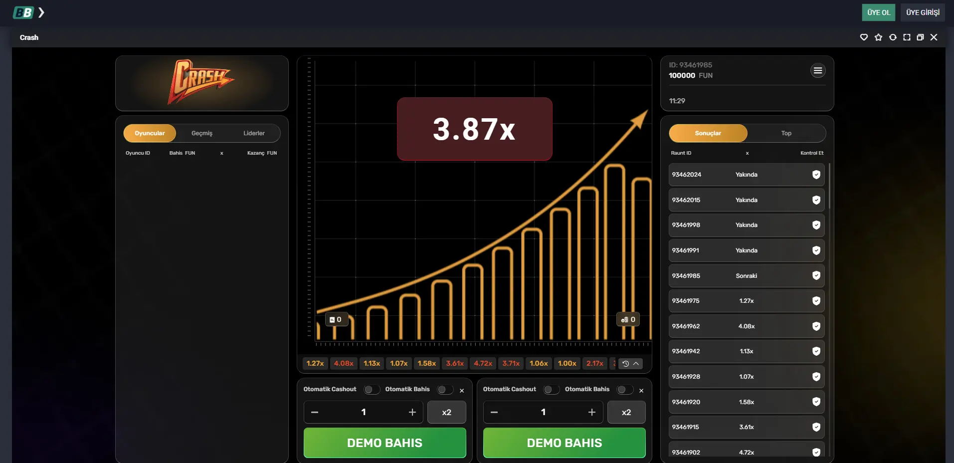 Bahisbey Crash Turnuvaları: Kazançlı Fırsatlara Katılın